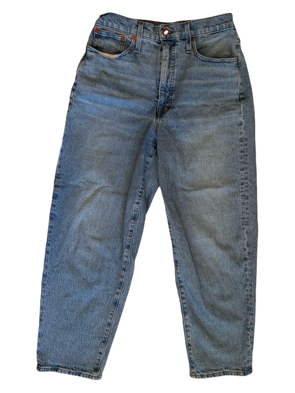 Madewell Balloon Jeans in Whistler Wash Size 29 80s Style - Picture 3 of 6